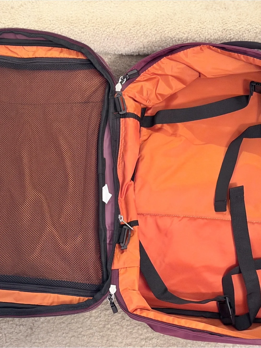 Burgundy Travel EBAGS Backpack for Men - Spacious Everyday Carry